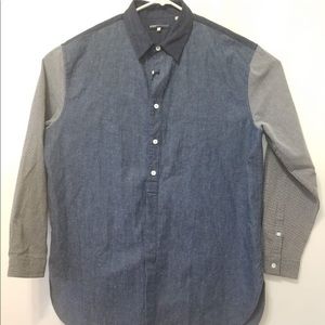 Levi's Made & Crafted Tunic Oversized Button Shirt Indigo Mens Size 4
